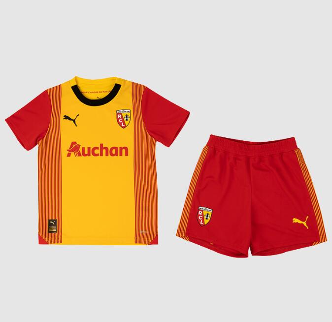 RC Lens Home Soccer Kit 2023/24 Kids